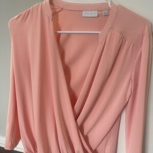 New York & Company  Pink / Peach color Blouse Size XS